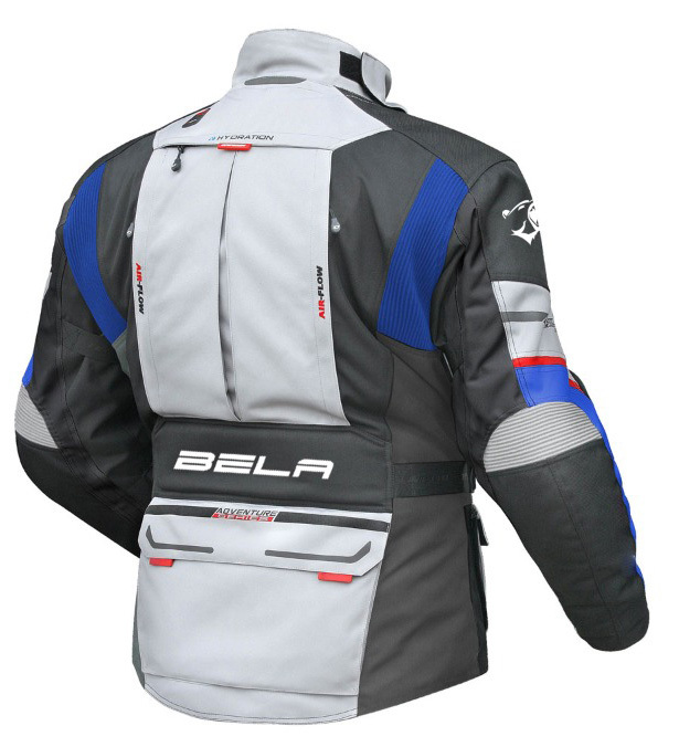 Bela Transformer WP Adventure Motorcycle Jacket Grey/Black/Blue