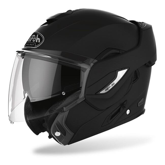 Airoh REV Modular Motorcycle Touring Helmet Black