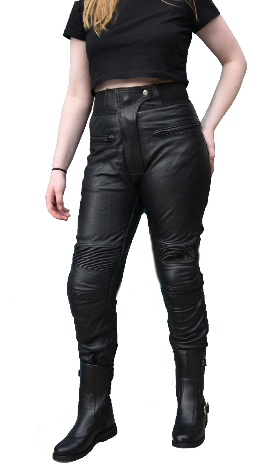 HEIN GERICKE Race-tec Ladies Leather Motorcycle Trousers UK 10 =28"  waist (LB42) | eBay