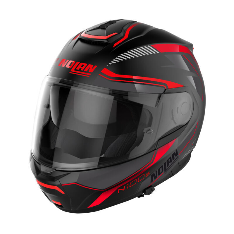 buy nolan helmet australia Nolan N100-6 Flip Up Modular Surveyor Motorcycle Helmet Black Red Grey