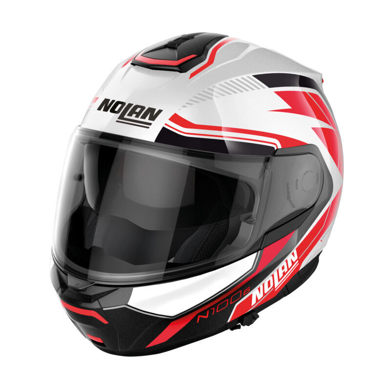 buy nolan helmet australia Nolan N100-6 Flip Up Modular Surveyor Motorcycle Helmet Black Red White
