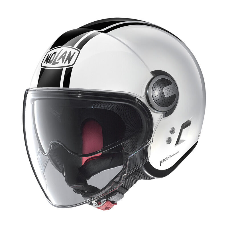 Nolan N21 Open Face with Visor Dolce Vita Helmet White Black