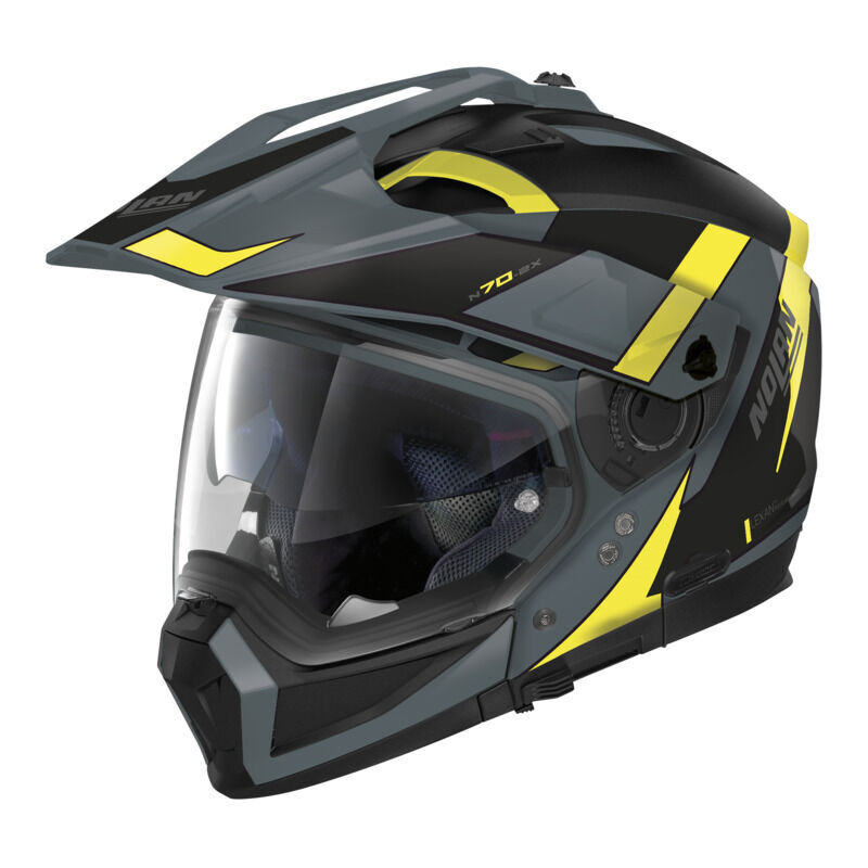 buy nolan helmet australia Nolan N70-2 X Adventure Skyfall Motorcycle Helmet Grey Yellow Black