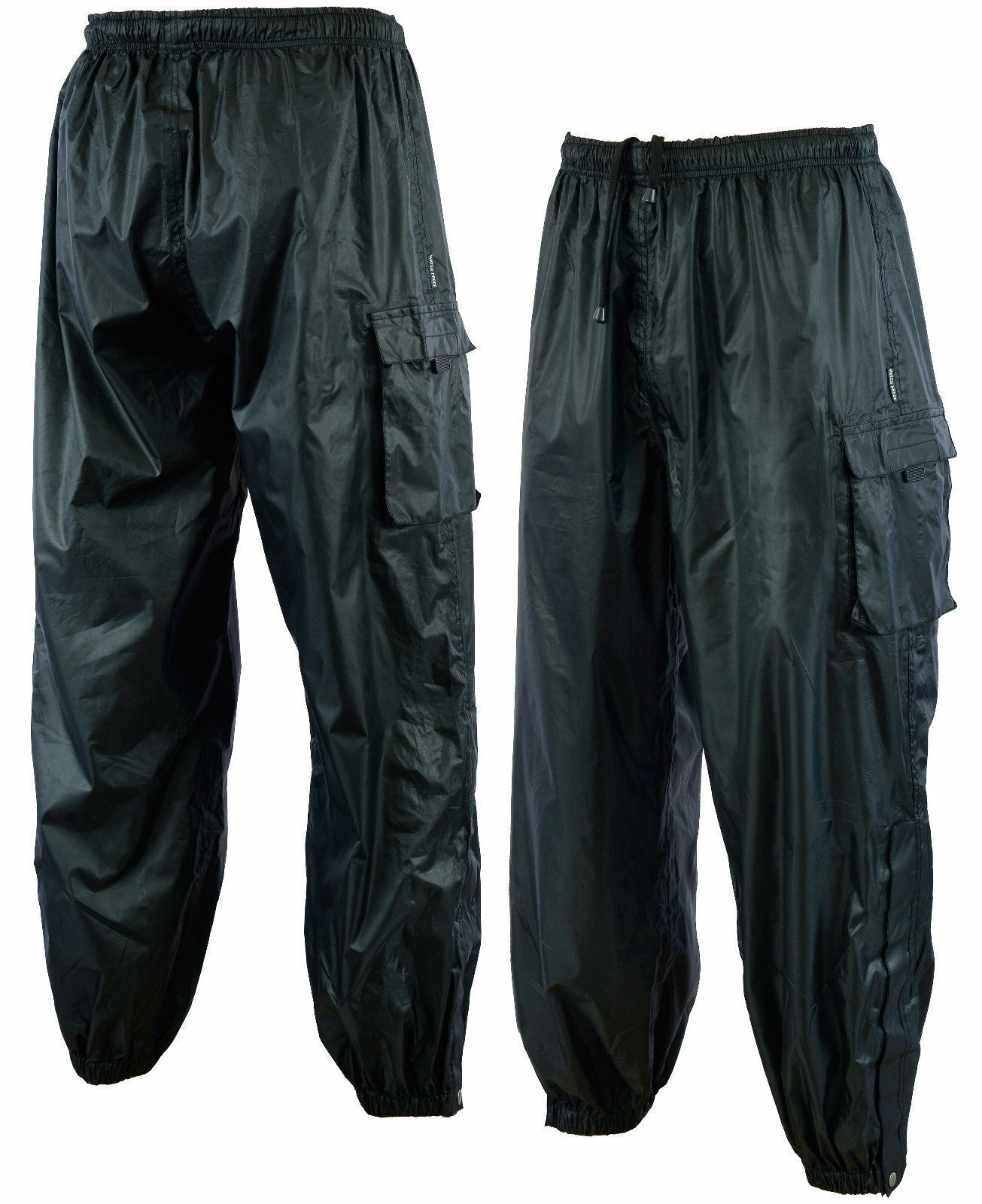 BGA Stormex Motorcycle Rain Over Pants Black