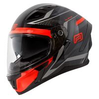 Rjays Apex III Ignite Motorcycle Helmet Red/Black