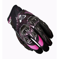 Five Stunt Evo Ladies Motorcycle Gloves Black/Pink