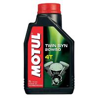 Motul Twin Syn 4T Synthetic Motorbike Oil 20W50 1L