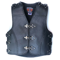 BGA Broome 3m HD Leather Club Vest