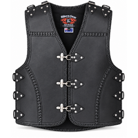 BGA Broome 3m HD Leather Club Vest