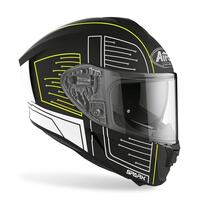 Airoh Spark Cyrcuit Motorcycle Helmet with Visor Matt Black