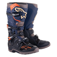Alpinestars Tech 7  Drystar Enduro MX Boots Black Navy Gray