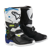 Alpinestars Tech 3S Kids Dirt Boot White Black Blue
