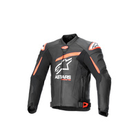 Alpinestars GP Plus R V4 Airflow Leather Jacket Black Red Fluro White