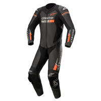 Alpinestars GP Force Chaser 1PC Leather Suit Black Fluro Red