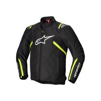 Alpinestars T SPS V2 WP Motorcycle Jacket Black White Fluro Yellow