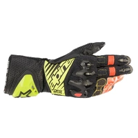 Alpinestars GP Tech V2 Spor Gloves Black Fluro Yellow Red