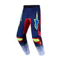 Alpinestars Fluid Drag Blue Navy Fire Red White MX Pant