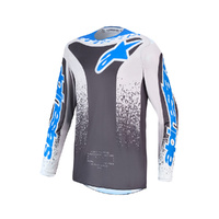 Alpinestars Fluid Drag Graystone Lilac Blue MX Jersey