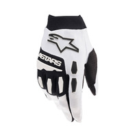 Alpinestars 2022 Full Bore Motorcycle Gloves White/Black