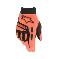 Alpinestars 2022 Full Bore Motorcycle Gloves Orange/Black