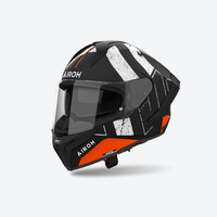 Airoh Matryx Scope Orange Matt Sports Motorcycle Helmet with Visor