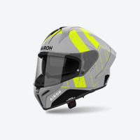 Airoh Matryx Yellow Matt Sports Motorcycle Helmet with Visor