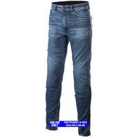 Alpinestars Argon Slim Fit Denim Motorcycle Textile Jeans Blue