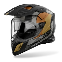 Airoh Bandit Adventure Motorcycle Helmet Horn Gold Matt