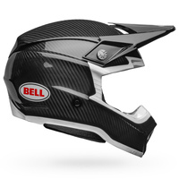 Bell Moto 10 Spherical MX Dirt Bike Helmet Black White