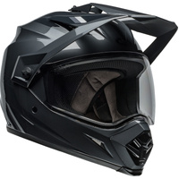 Bell MX 9 Alpine Adventure Dirt Bike Helmet Charcoal Silver