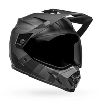 Bell MX 9 Blackout Adventure Dirt Bike Helmet Black Grey