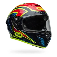 Bell Race Star DLX Xenon Motorcycle Helmet Blue Ret