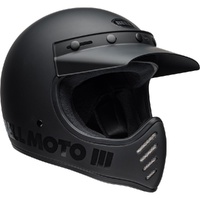Bell Moto 3 Classic Motorcycle Helmet Matt Black