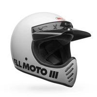 Bell Moto 3 Classic Motorcycle Helmet White