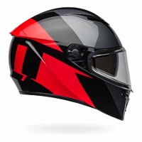 Bell Lithium Shear Motorcycle Helmet Grey Red