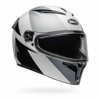 Bell Lithium Shear Motorcycle Helmet Silver White