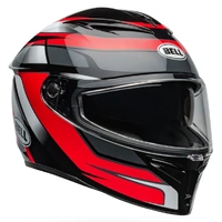 Bell Lithium MIPS Motorcycle Helmet Podium Blk Red