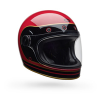 Bell Bullitt GT Charge Retro Motorcycle Helmet Red Black
