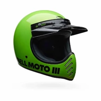 Bell Moto 3 Classic Motorcycle Helmet Green