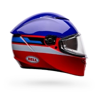 Bell Lithium Motion Motorcycle Helmet Blue Red