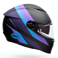 Bell Lithium Passion Motorcycle Helmet Black Purple
