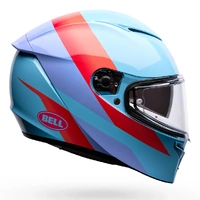 Bell Lithium Passion Motorcycle Helmet Blue Pink