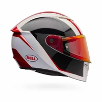 Bell Littium MIPS Plus Blip Motorcycle Helmet Red White