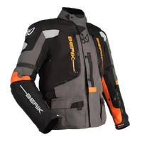 Berik Explorer Adventure Motorcycle Jacket Grey Orange