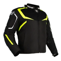 Berik 4 Seasons Vented Motorcycle Jacket Black Hi Viz