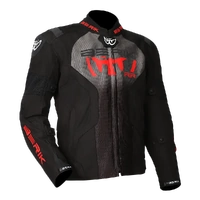 Berik Imola Summer Textile Mototcycle Jacket Blk Grey Red