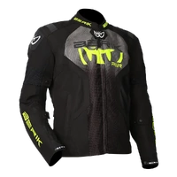 Berik Imola Summer Textile Mototcycle Jacket Blk Grey Fluro