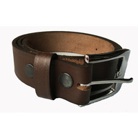 BGA Detachable Buckle Leather Belt Brown