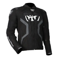 Berik Mens Vivere  Summer Textile Motorcycle Jacket Black Grey