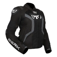 Berik Ladies Vivere Summer Motorcycle Jacket Black Grey 